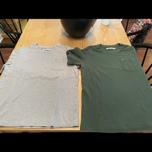 Two Criquet pocket t-shirts size M